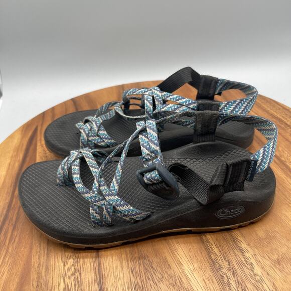 Chaco ZX2 Sandals Womens Size 8 Blue Green Comfort Hiking Water Strappy Shoes - Picture 3 of 8